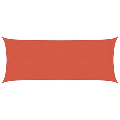 vidaXL Sunshade Sail 160 g/m² Terracotta 2x5 m HDPE