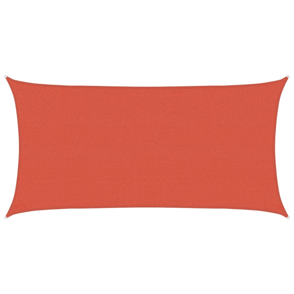 vidaXL Sunshade Sail 160 g/m² Terracotta 2.5x4.5 m HDPE