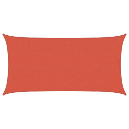 vidaXL Sunshade Sail 160 g/m² Terracotta 2.5x4.5 m HDPE