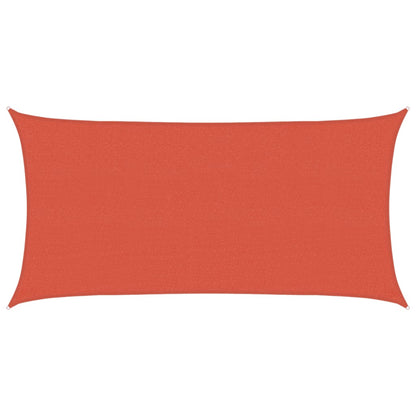 vidaXL Sunshade Sail 160 g/m² Terracotta 2.5x5 m HDPE