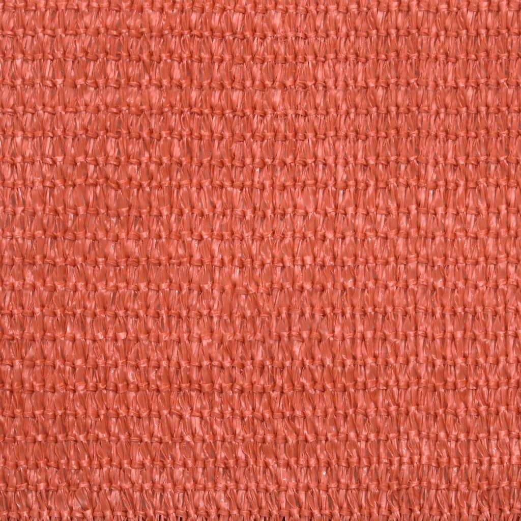 vidaXL Sunshade Sail 160 g/m² Terracotta 3x5 m HDPE