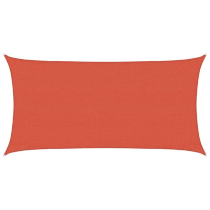 vidaXL Sunshade Sail 160 g/m² Terracotta 3x6 m HDPE