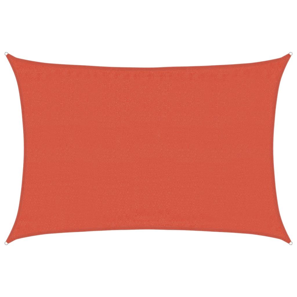 vidaXL Sunshade Sail 160 g/m² Rectangular Terracotta 3.5x4.5 m HDPE