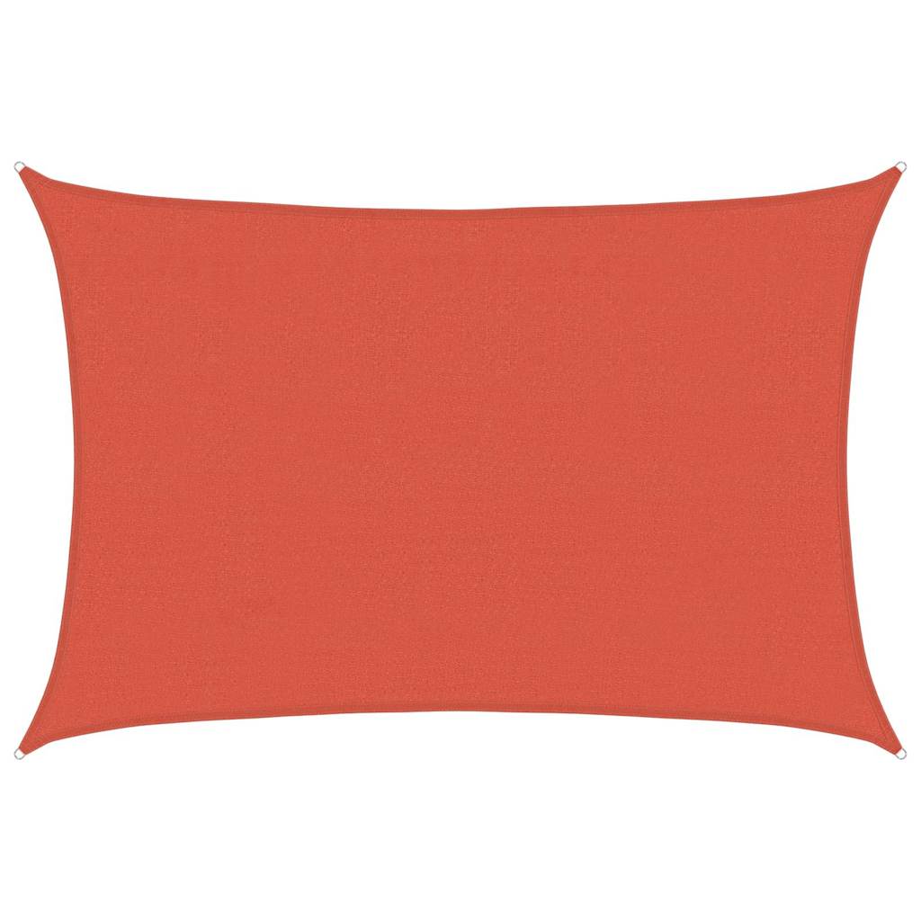 311353 vidaXL Sunshade Sail 160 g/m² Terracotta 4x5 m HDPE