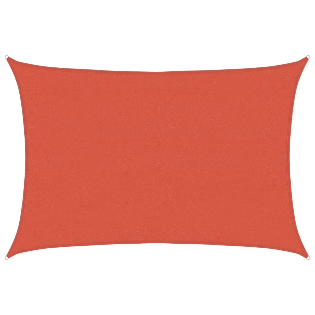 vidaXL Sunshade Sail 160 g/m² Terracotta 4x6 m HDPE