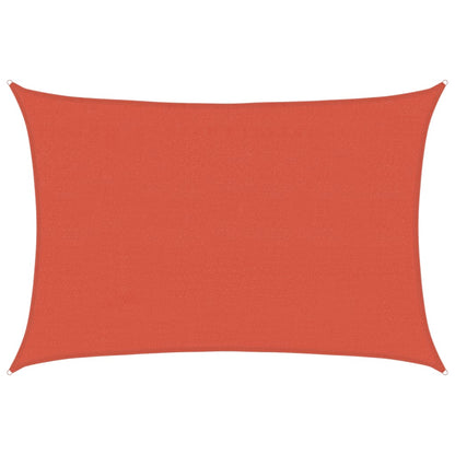 vidaXL Sunshade Sail 160 g/m² Terracotta 4x6 m HDPE