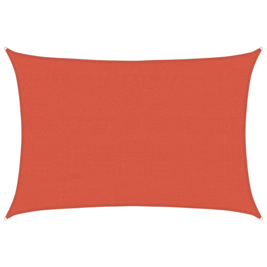 vidaXL Sunshade Sail 160 g/m² Terracotta 4x6 m HDPE