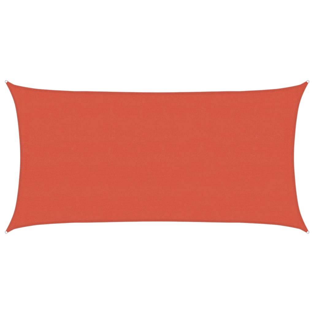 vidaXL Sunshade Sail 160 g/m² Terracotta 4x7 m HDPE