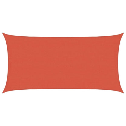 vidaXL Sunshade Sail 160 g/m² Terracotta 4x7 m HDPE