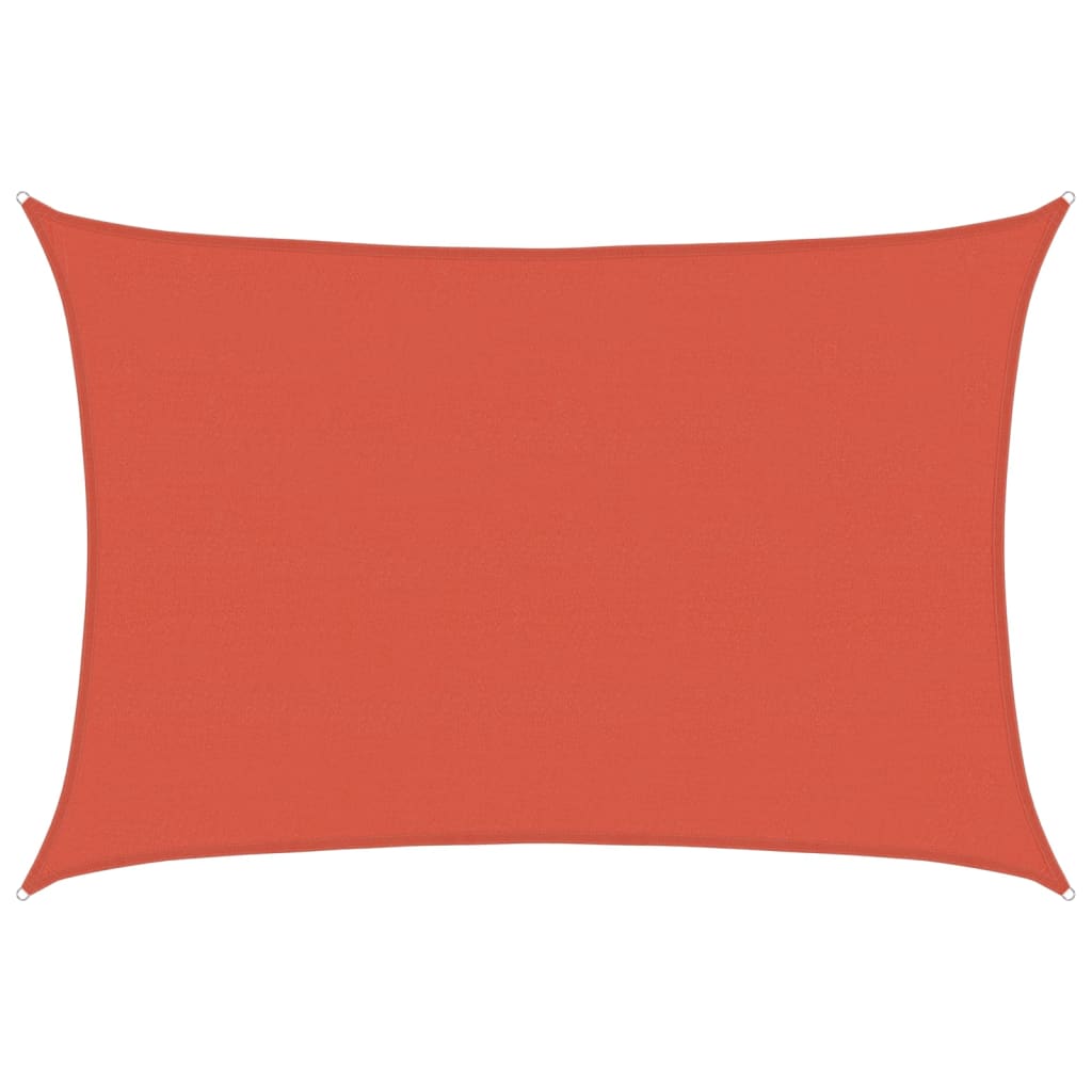 vidaXL Sunshade Sail 160 g/m² Terracotta 5x6 m HDPE
