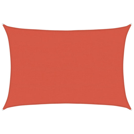 vidaXL Sunshade Sail 160 g/m² Terracotta 5x6 m HDPE