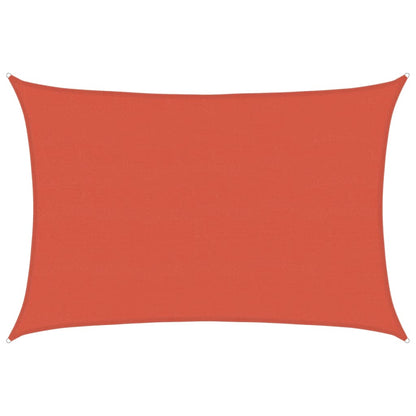 vidaXL Sunshade Sail 160 g/m² Terracotta 5x7 m HDPE