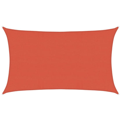 vidaXL Sunshade Sail 160 g/m² Terracotta 5x8 m HDPE