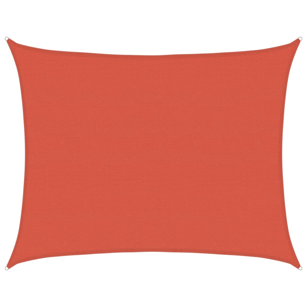 vidaXL Sunshade Sail 160 g/m² Terracotta 6x7 m HDPE