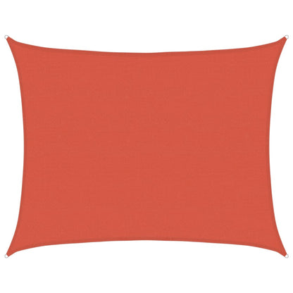 vidaXL Sunshade Sail 160 g/m² Terracotta 6x7 m HDPE