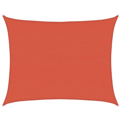 vidaXL Sunshade Sail 160 g/m² Terracotta 6x8 m HDPE