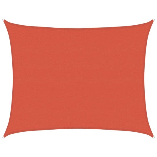 vidaXL Sunshade Sail 160 g/m² Terracotta 6x8 m HDPE
