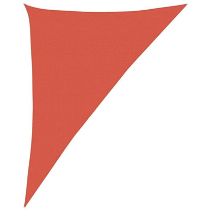 vidaXL Sun Sail | Terracotta | High-Density Polyethylene | 4 x 5 x 6.8 m