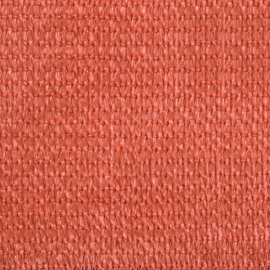 vidaXL Sunshade Sail 160 g/m² Terracotta 3/4x2 m HDPE