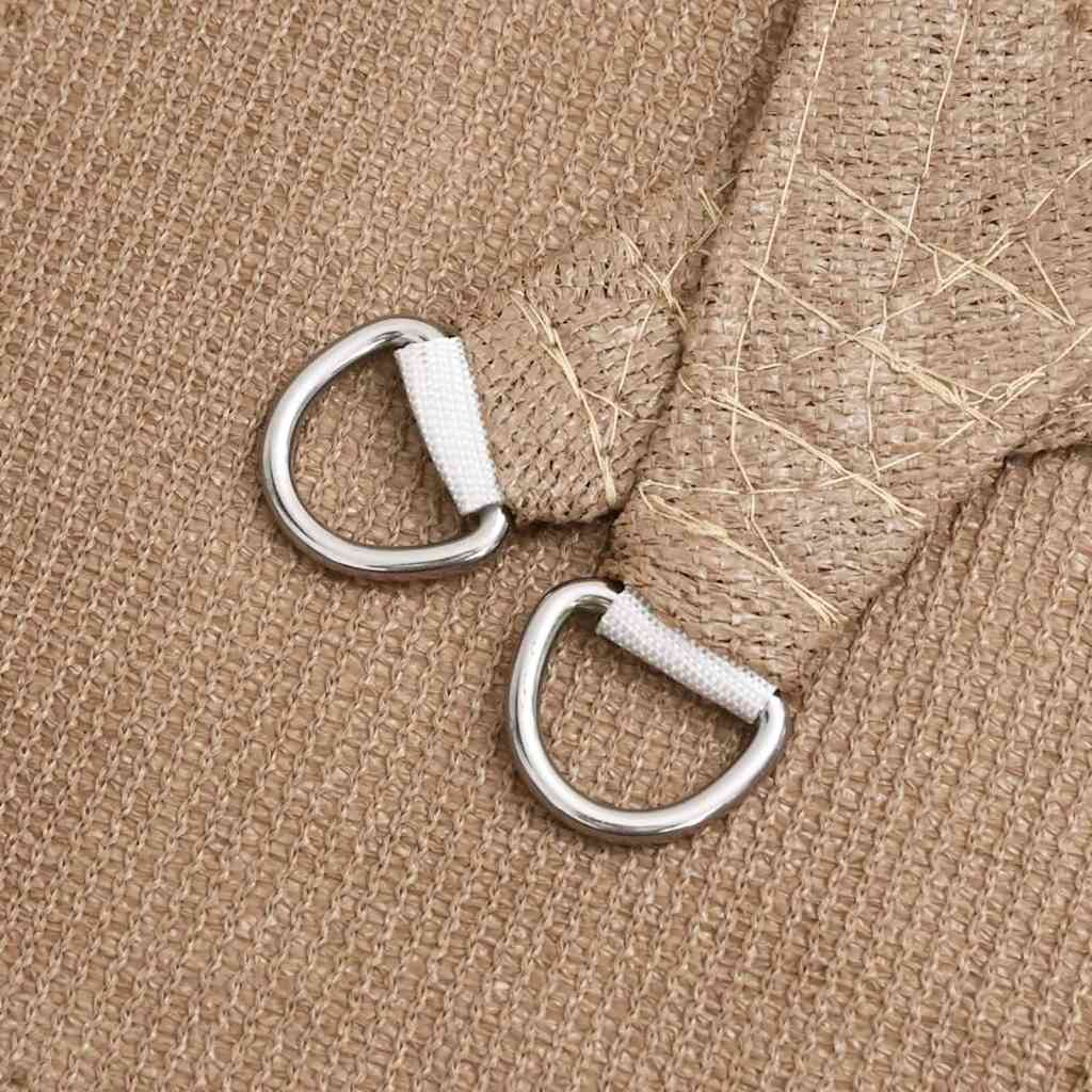 vidaXL Sunshade Sail 160 g/m² Taupe 3x3 m HDPE