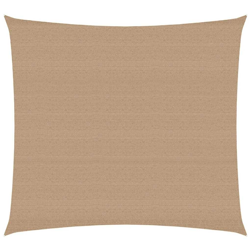 vidaXL Sunshade Sail 160 g/m² Taupe 4x4 m HDPE