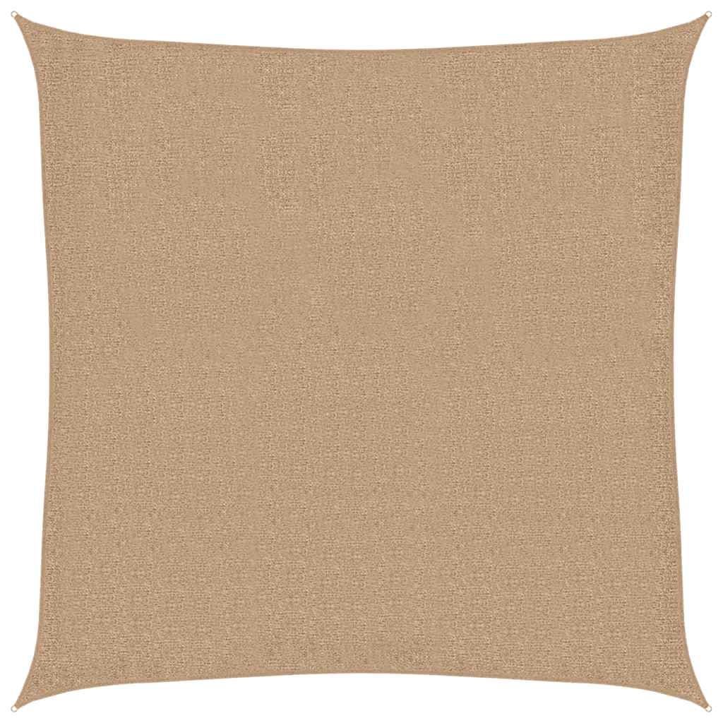 vidaXL Sunshade Sail 160 g/m² Taupe 4.5x4.5 m HDPE