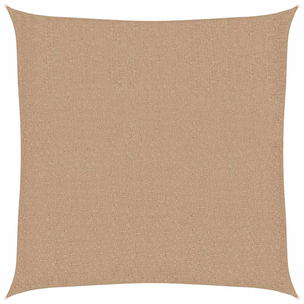 vidaXL Sunshade Sail 160 g/m² Taupe 6x6 m HDPE