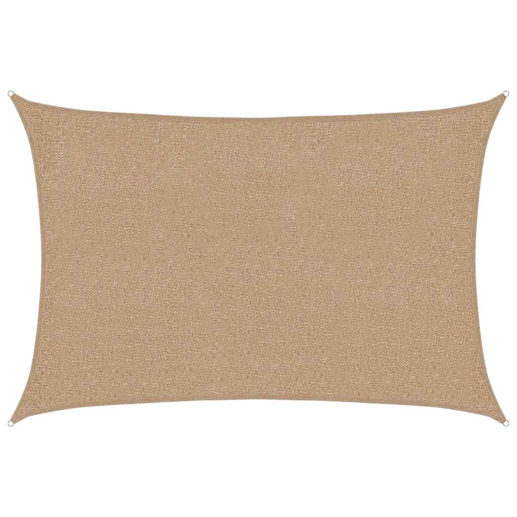 vidaXL Sunshade Sail 160 g/m² Taupe 2x2.5 m HDPE