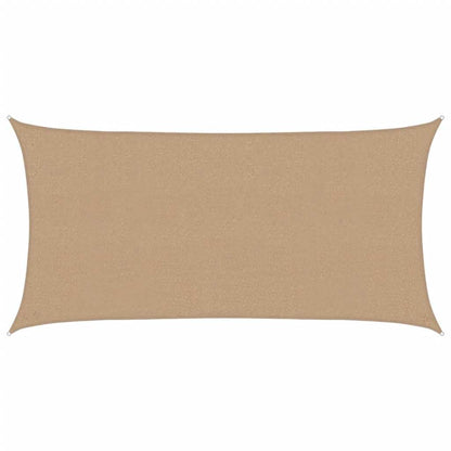 vidaXL Sunshade Sail 160 g/m² Taupe 2x4 m HDPE