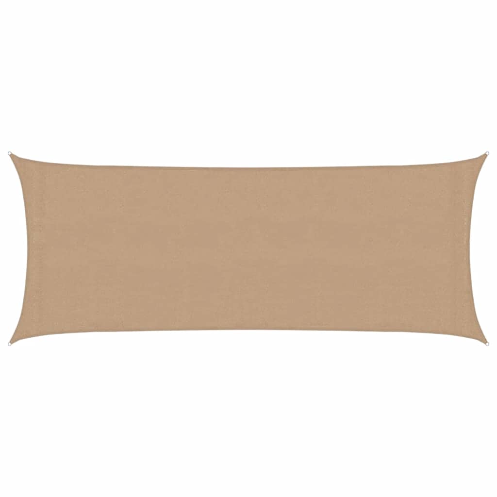 vidaXL Sunshade Sail 160 g/m² Taupe 2x4.5 m HDPE