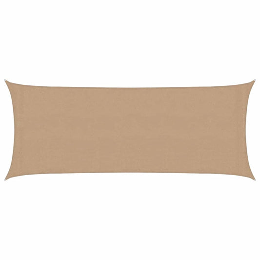 vidaXL Sunshade Sail 160 g/m² Taupe 2x4.5 m HDPE