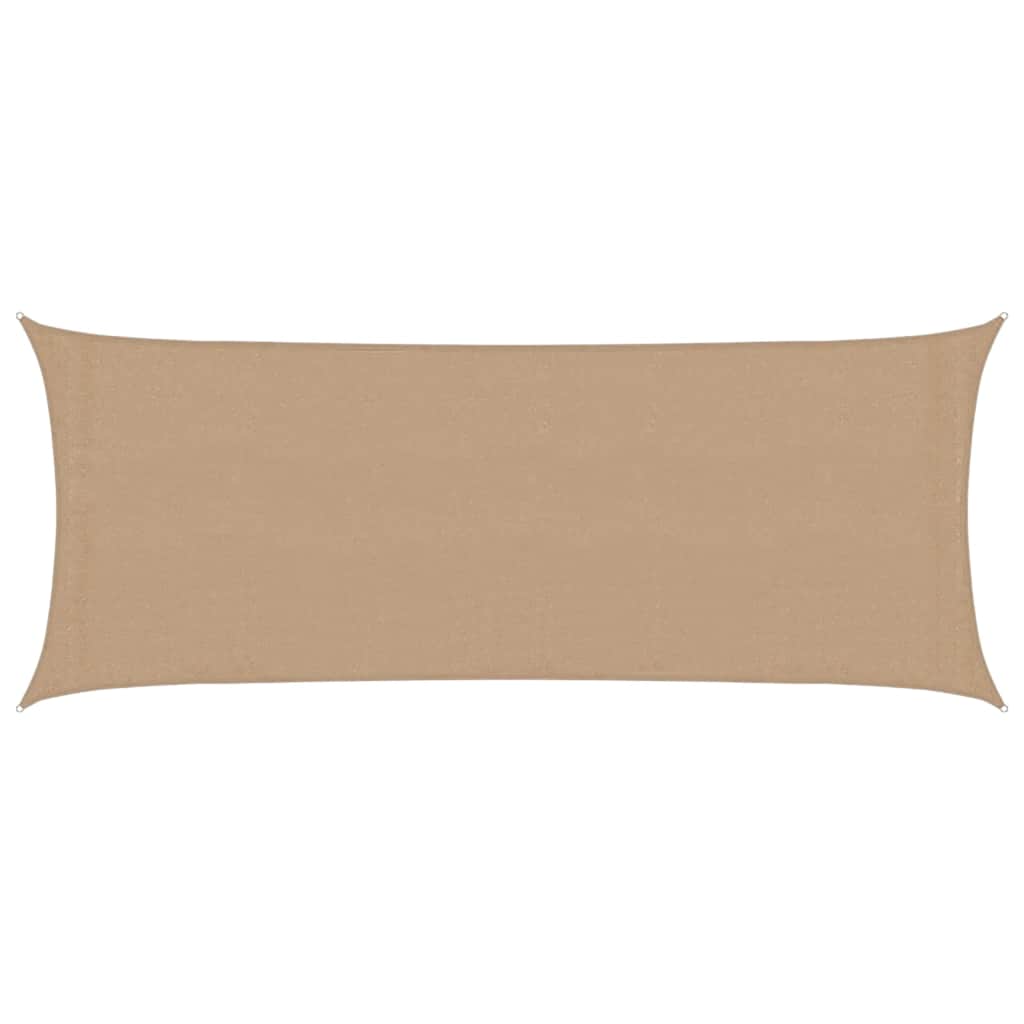 vidaXL Sunshade Sail 160 g/m² Taupe 2x5 m HDPE