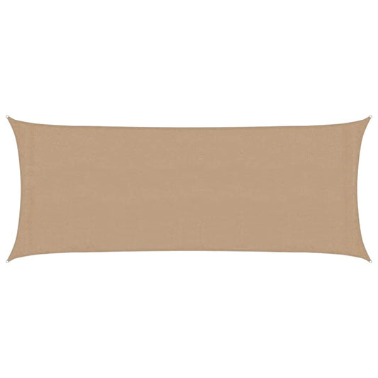 vidaXL Sunshade Sail 160 g/m² Taupe 2x5 m HDPE