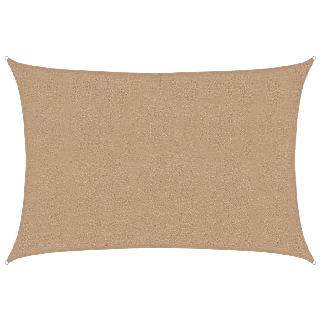 vidaXL Sunshade Sail 160 g/m² Taupe 2.5x3.5 m HDPE