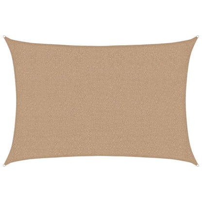 vidaXL Sunshade Sail 160 g/m² Taupe 2.5x3.5 m HDPE
