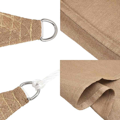 vidaXL Sunshade Sail 160 g/m² Taupe 2.5x3.5 m HDPE