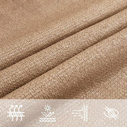vidaXL Sunshade Sail 160 g/m² Taupe 2.5x4.5 m HDPE