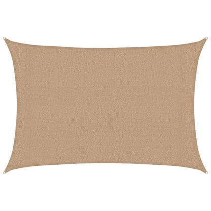 vidaXL Sunshade Sail 160 g/m² Taupe 3x4.5 m HDPE