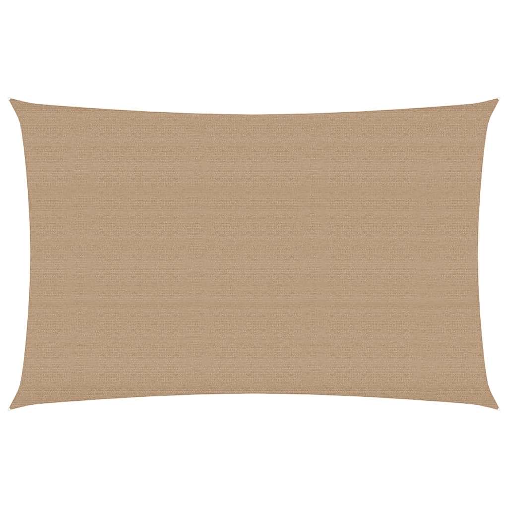 vidaXL Sunshade Sail 160 g/m² Taupe 3x5 m HDPE