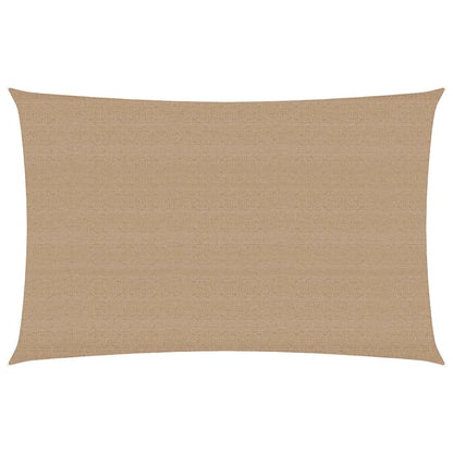 vidaXL Sunshade Sail 160 g/m² Taupe 3x5 m HDPE