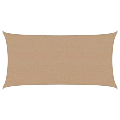 vidaXL Sunshade Sail 160 g/m² Taupe 3x6 m HDPE