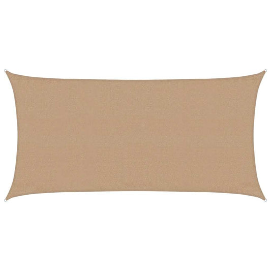 vidaXL Sunshade Sail 160 g/m² Taupe 3x6 m HDPE