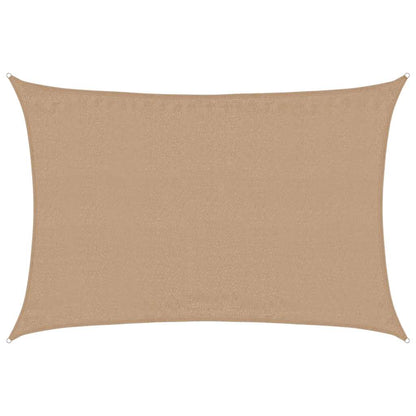 vidaXL Sunshade Sail 160 g/m² Taupe 3.5x4.5 m HDPE