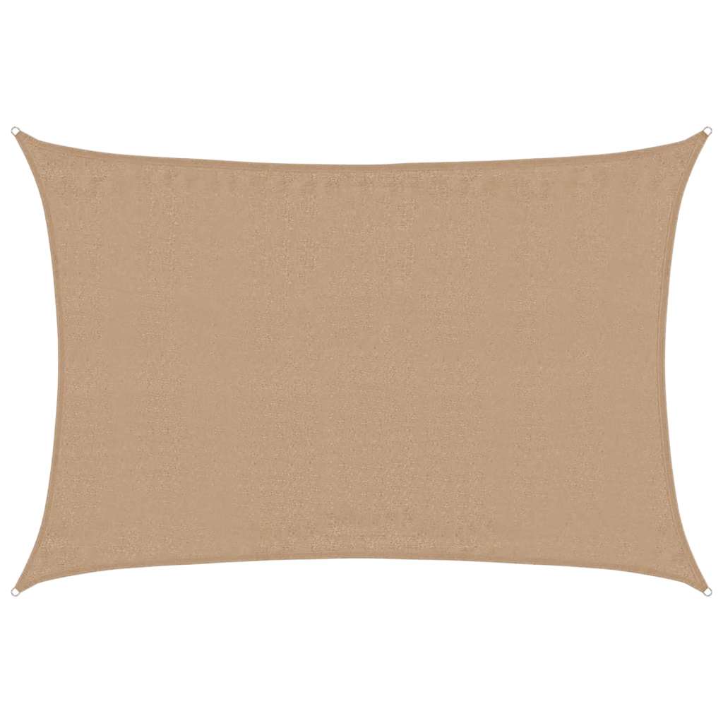 vidaXL Sunshade Sail 160 g/m² Taupe 3.5x5 m HDPE