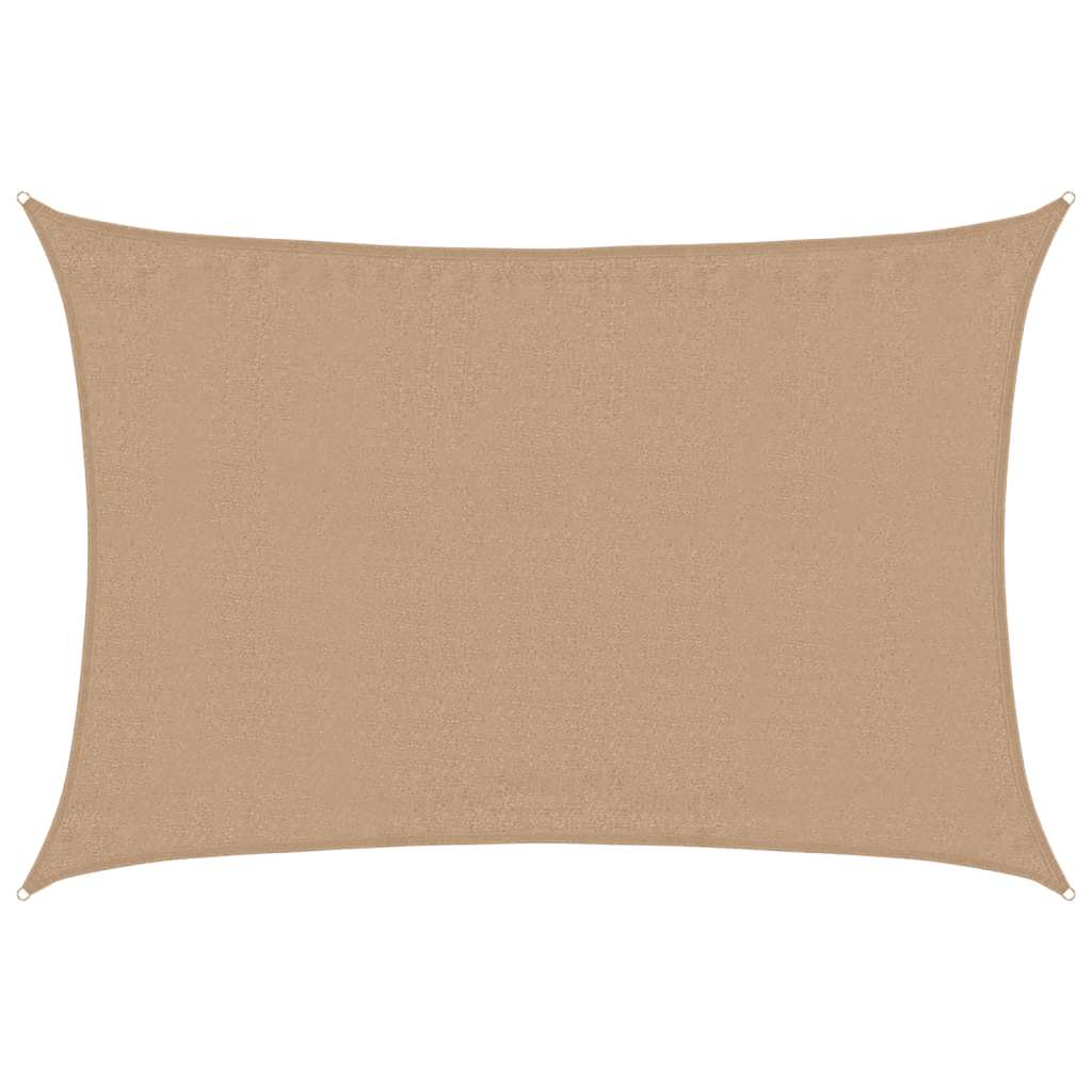 vidaXL Sunshade Sail 160 g/m² Taupe 4x5 m HDPE