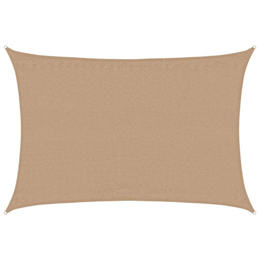 vidaXL Sunshade Sail 160 g/m² Taupe 4x5 m HDPE