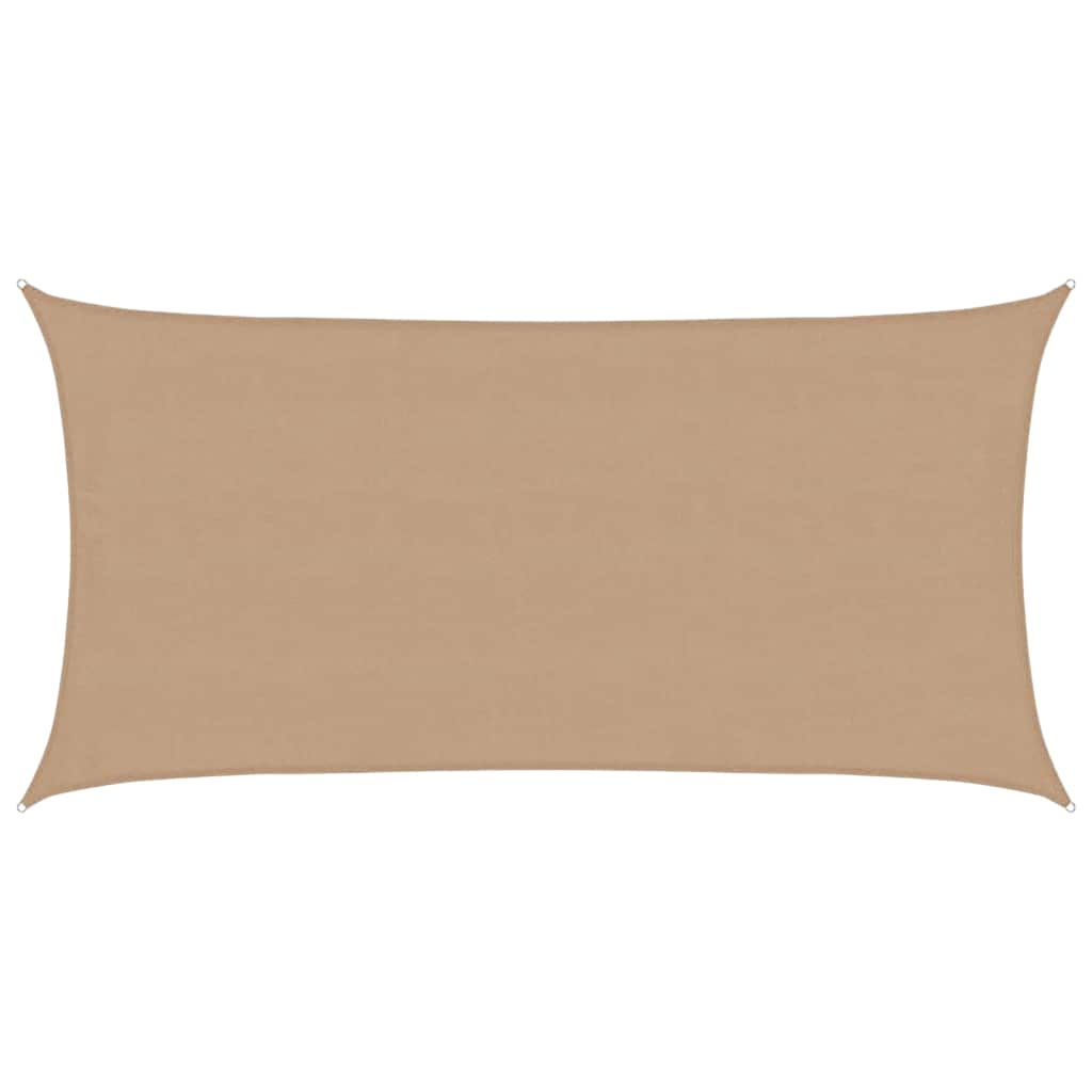 vidaXL Sunshade Sail 160 g/m² Taupe 4x7 m HDPE