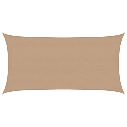 vidaXL Sunshade Sail 160 g/m² Taupe 4x7 m HDPE