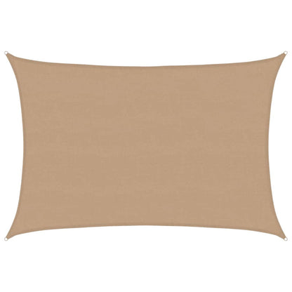 vidaXL Sunshade Sail 160 g/m² Taupe 5x6 m HDPE