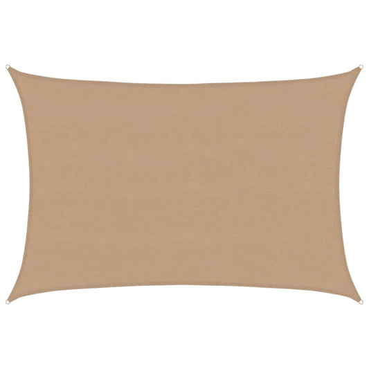 vidaXL Sunshade Sail 160 g/m² Taupe 5x6 m HDPE